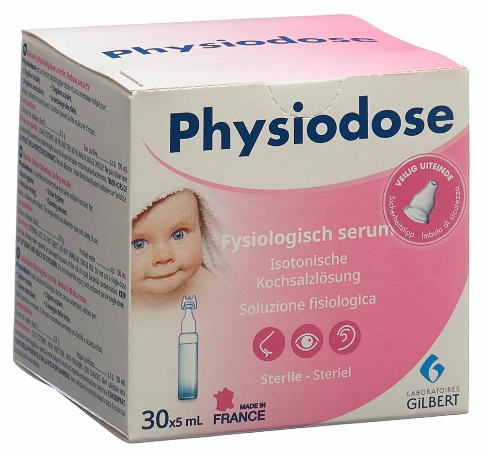 Physiodose soluzione fisiologica sterile 30 Monodos 5ml