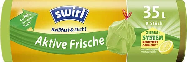 Fodere per bidoni Swirl Active Freshness 35l 9 pezzi