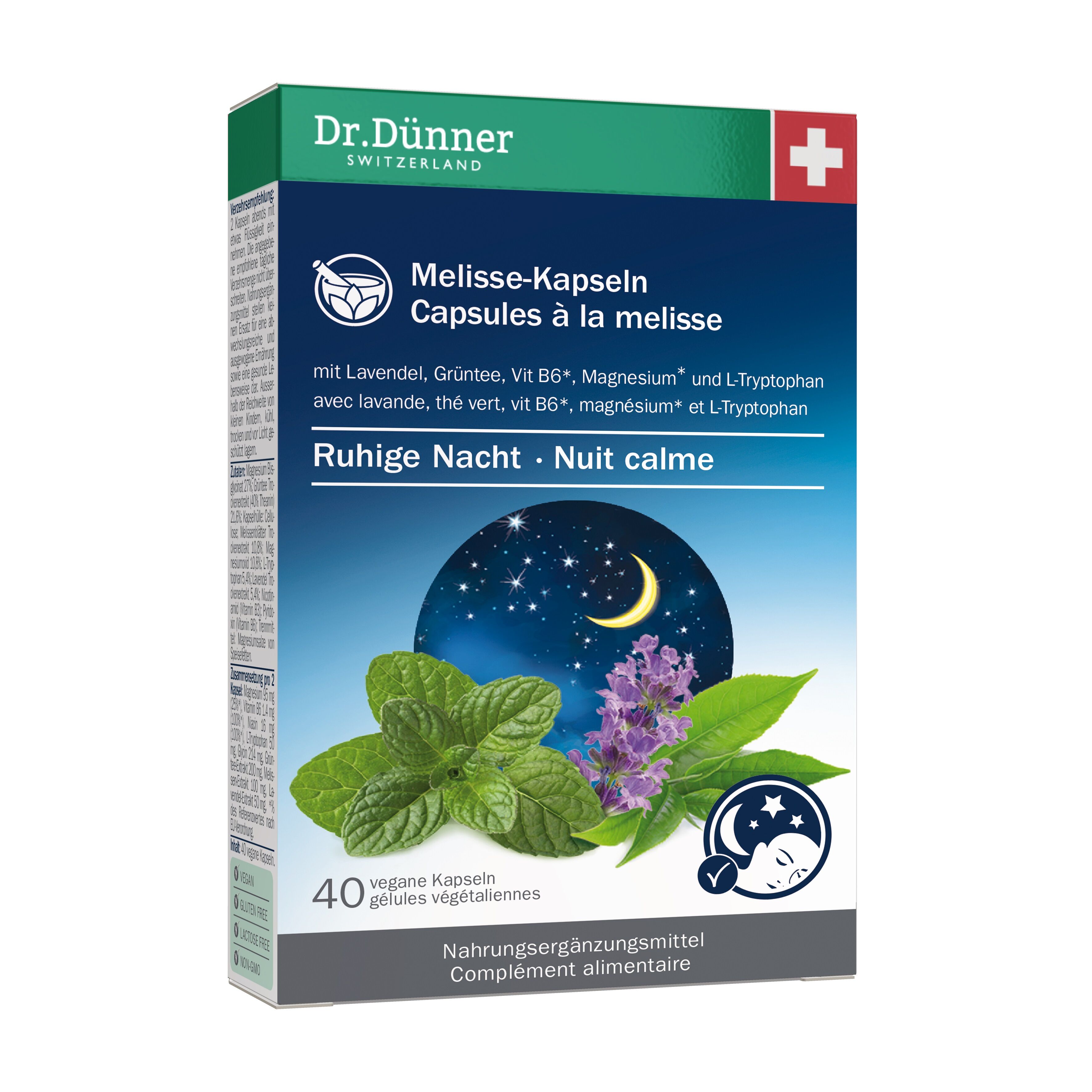 DÜNNER Melissa Calm Night Capsule 40 Capsule