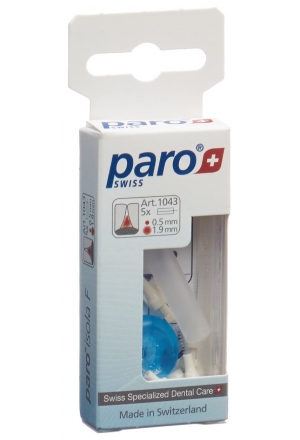 PARO Isola F 1,9 mm xxx-fine bianco cilindrico 5 pezzi