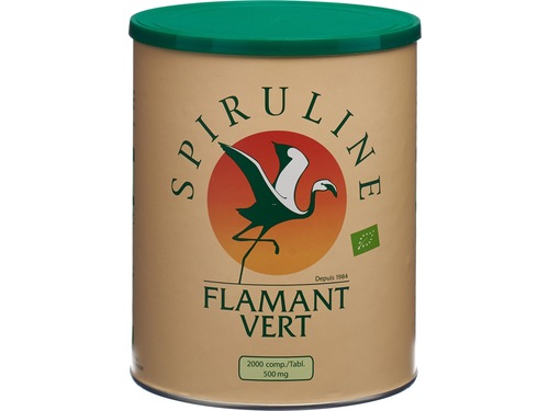 Spirulina Flamant Vert Compresse biologiche 500mg 2000 pezzi