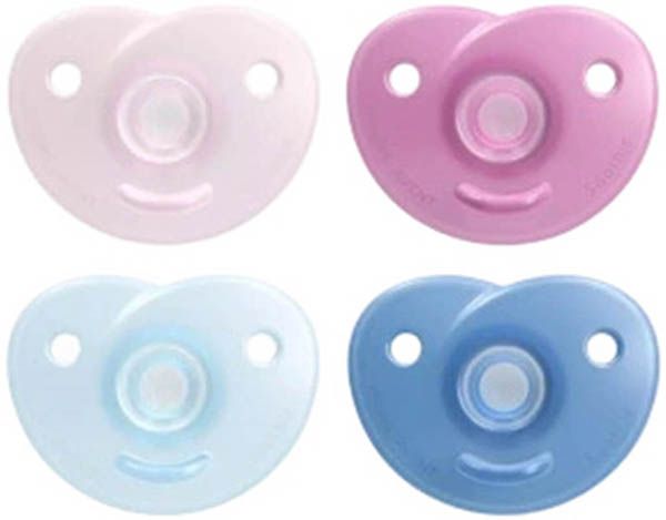 Philips AVENT Curved Soothie Mix 0-6m Steri 2 pezzi