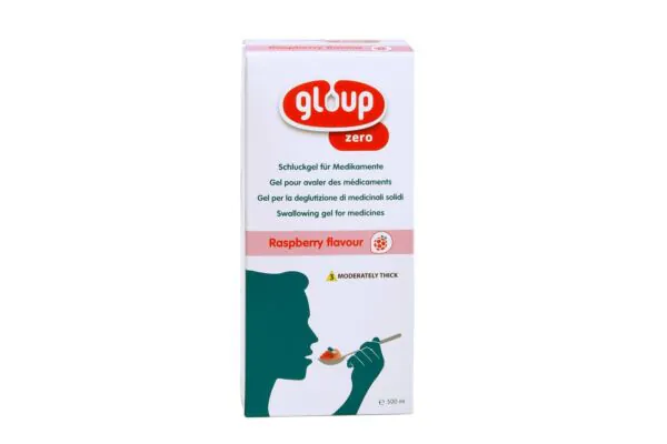 Gloup sip gel per farmaci Zero al gusto di lampone 500ml