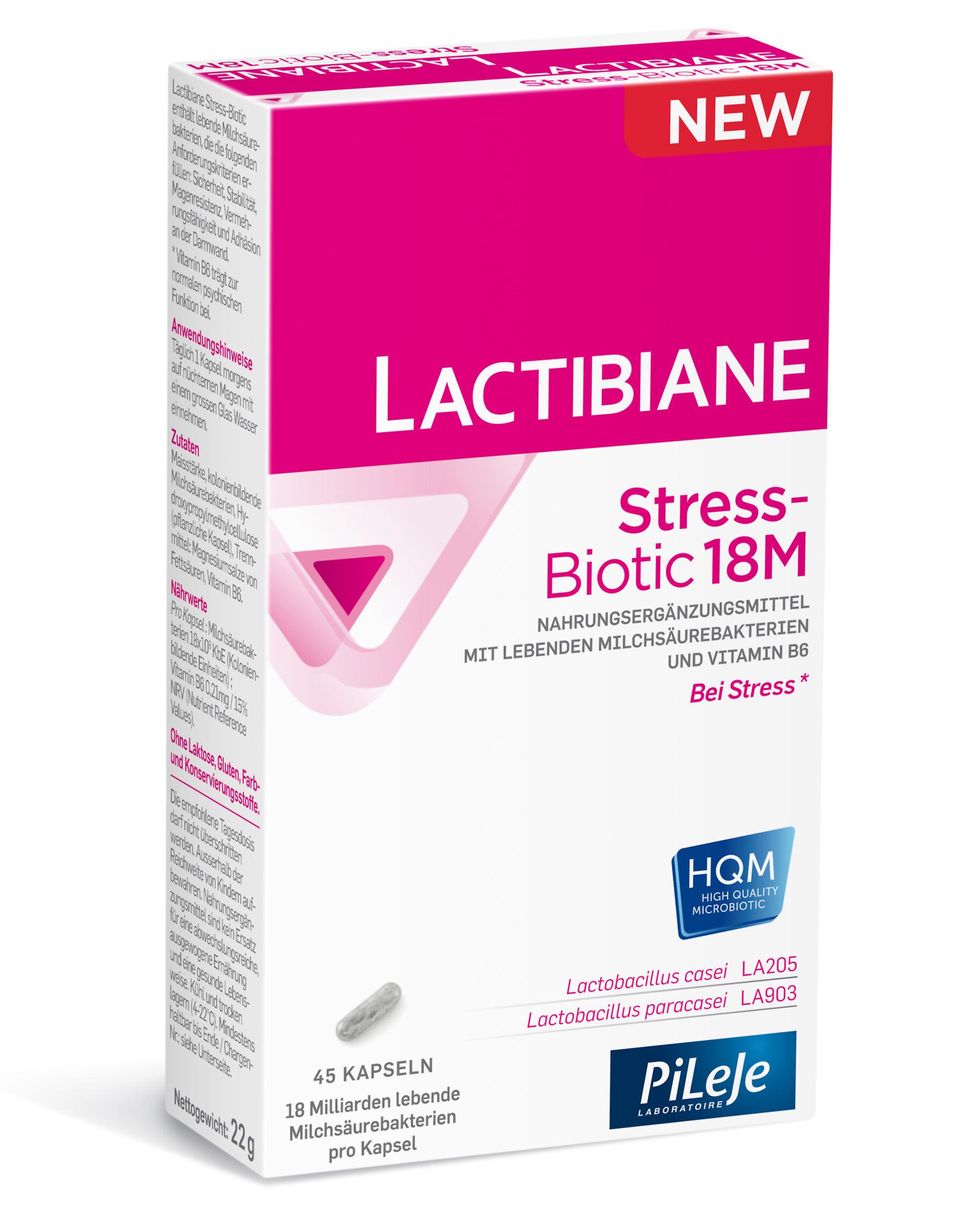 LACTIBIANE Stress-Biotic 18M Capsule 45 Capsule