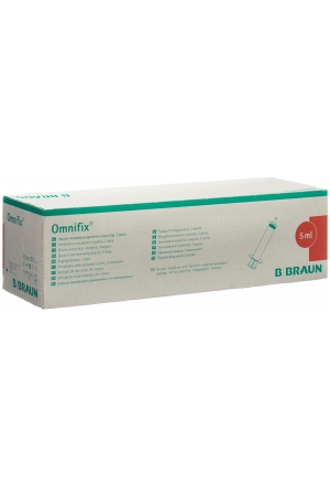 OMNIFIX siringa 5ml Luer senza lattice 100 pezzi