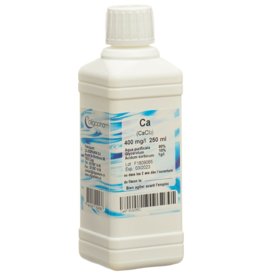 OLIGOPHARM Soluzione di calcio 400 mg/l 250ml