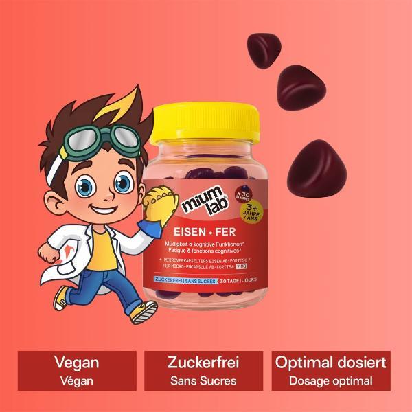 MiumLab Kids Gummies Ferro 30 pezzi