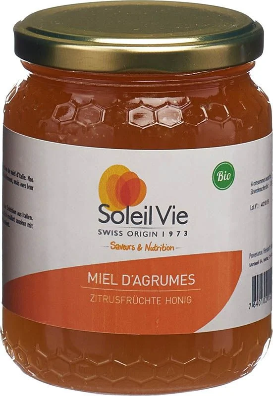 Miele di agrumi biologico Soleil Vie 500g