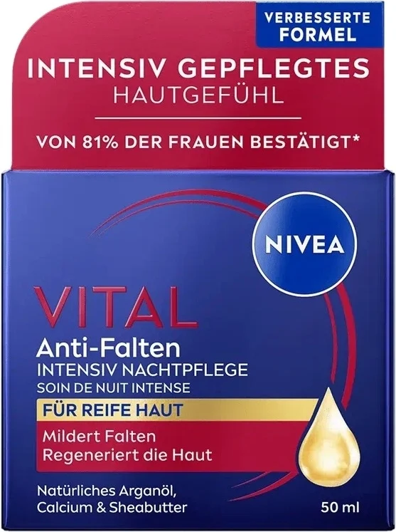 Nivea Vital Night Care Antirughe Intensivo 50 ml