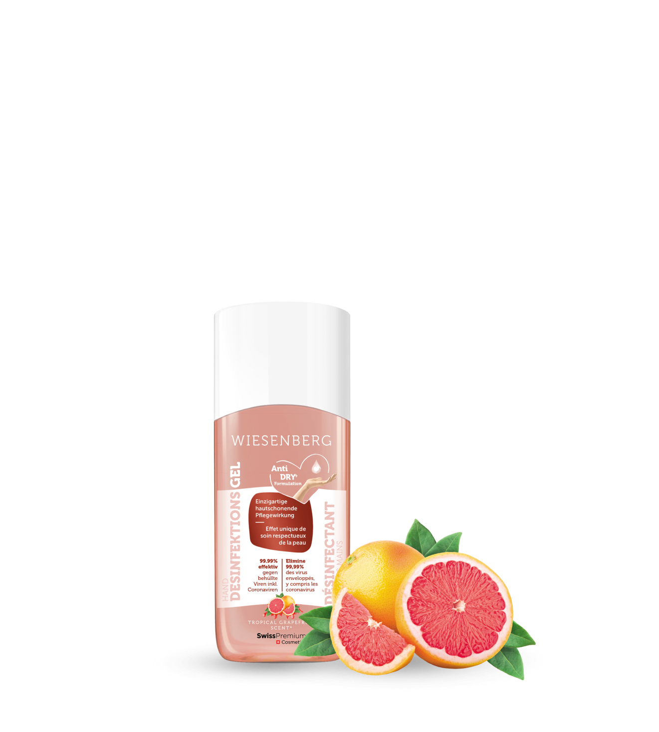 Wiesenberg Gel disinfettante per le mani Trop Grapefruit 50ml