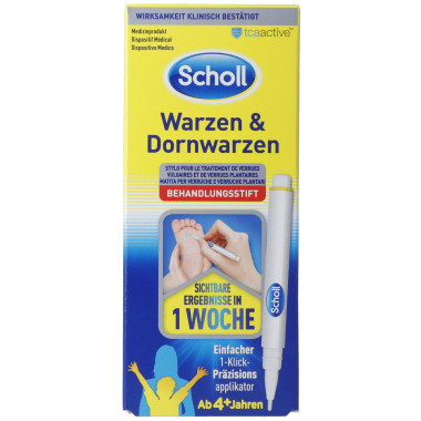 Scholl verruca + verruca plantare stick di trattamento 2g