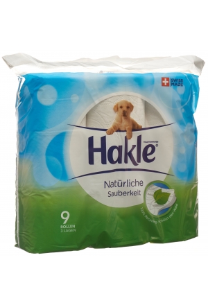 Carta igienica Hakle Natural Cleanliness FSC 9 pezzi