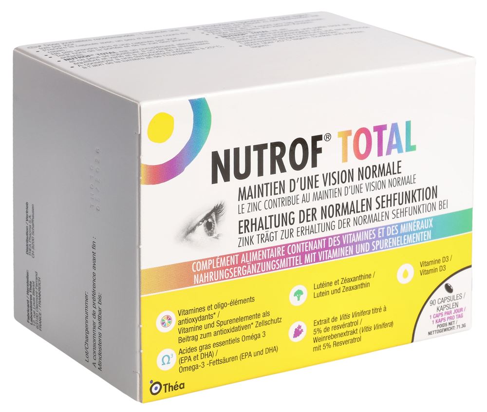 Nutrof Total Vit Oligoelemento Omega 3 Capsule Vitamina D3 90 Capsule