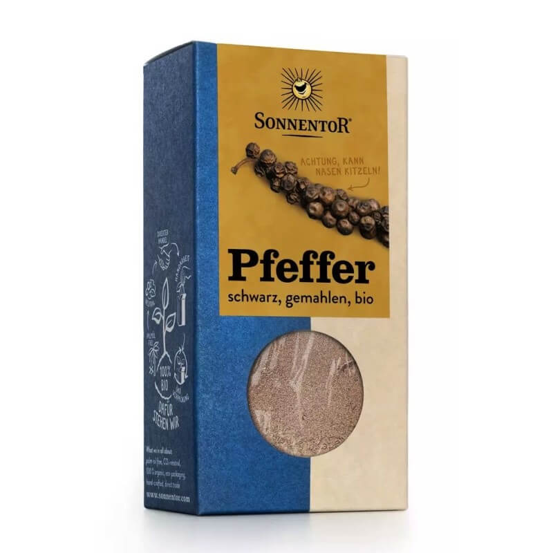 Sonnentor Pepe nero macinato BIO Btl 50g