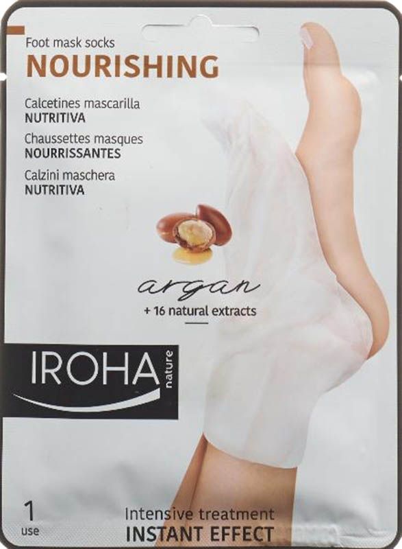 IROHA HANDS&FEET Maschera per i piedi Calzini Nour 2 x 9ml