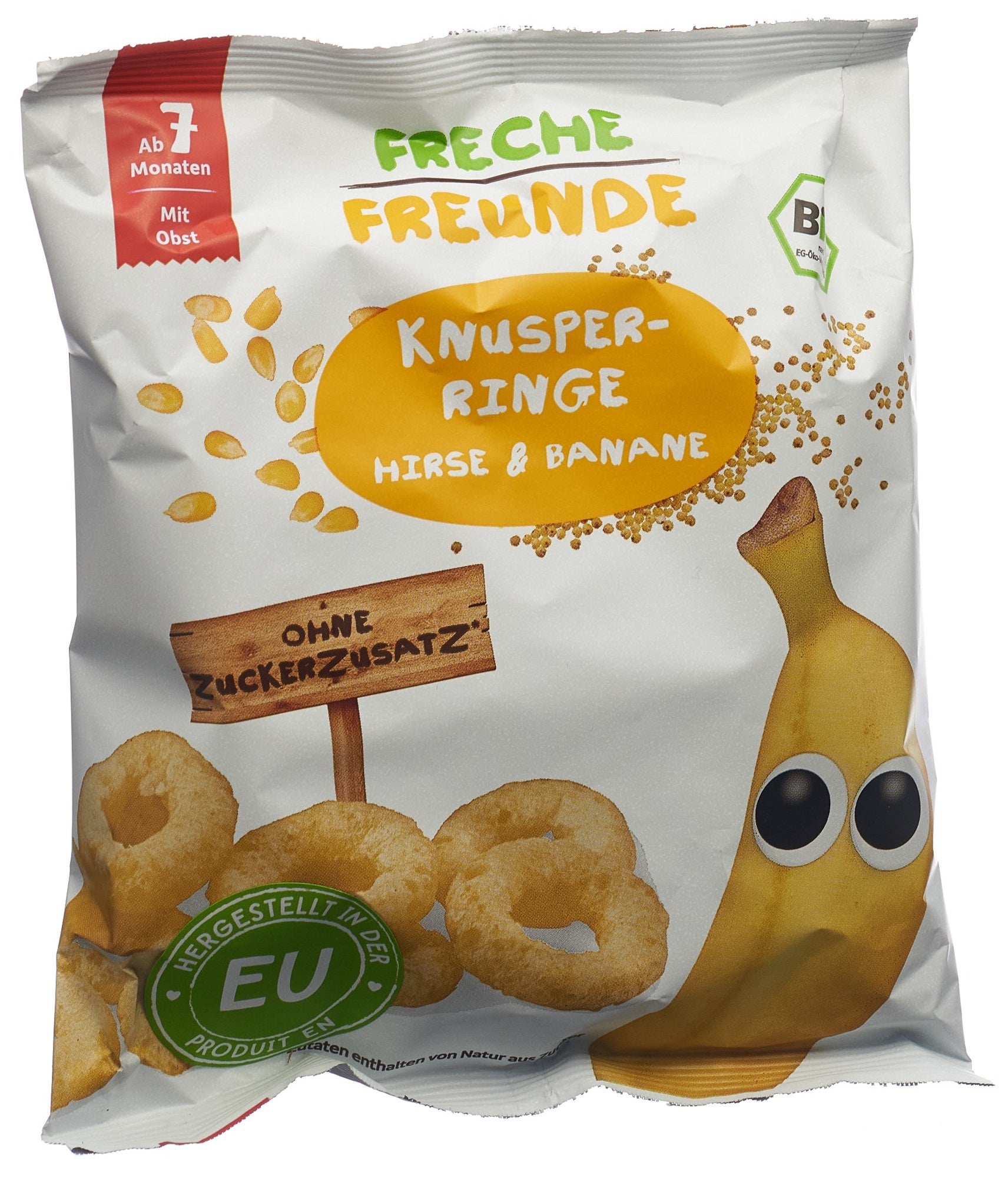 Cheeky Friends Anelli croccanti Miglio e Banana Btl 20g