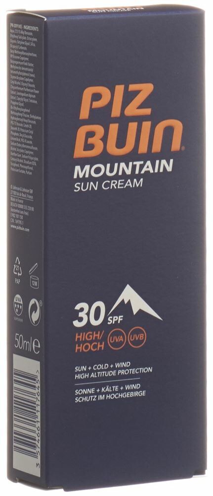 Crema di montagna Piz Buin SPF30 50ml