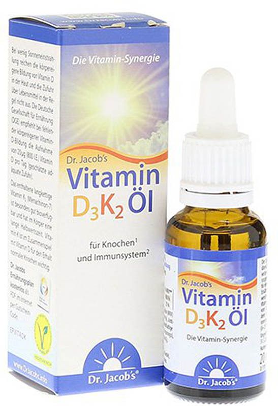 DR. JACOB'S Olio di vitamina D3K2 20ml