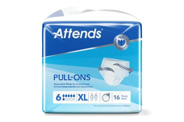 ATTENDS Pull Ons 6 XL Btl 16 pz.