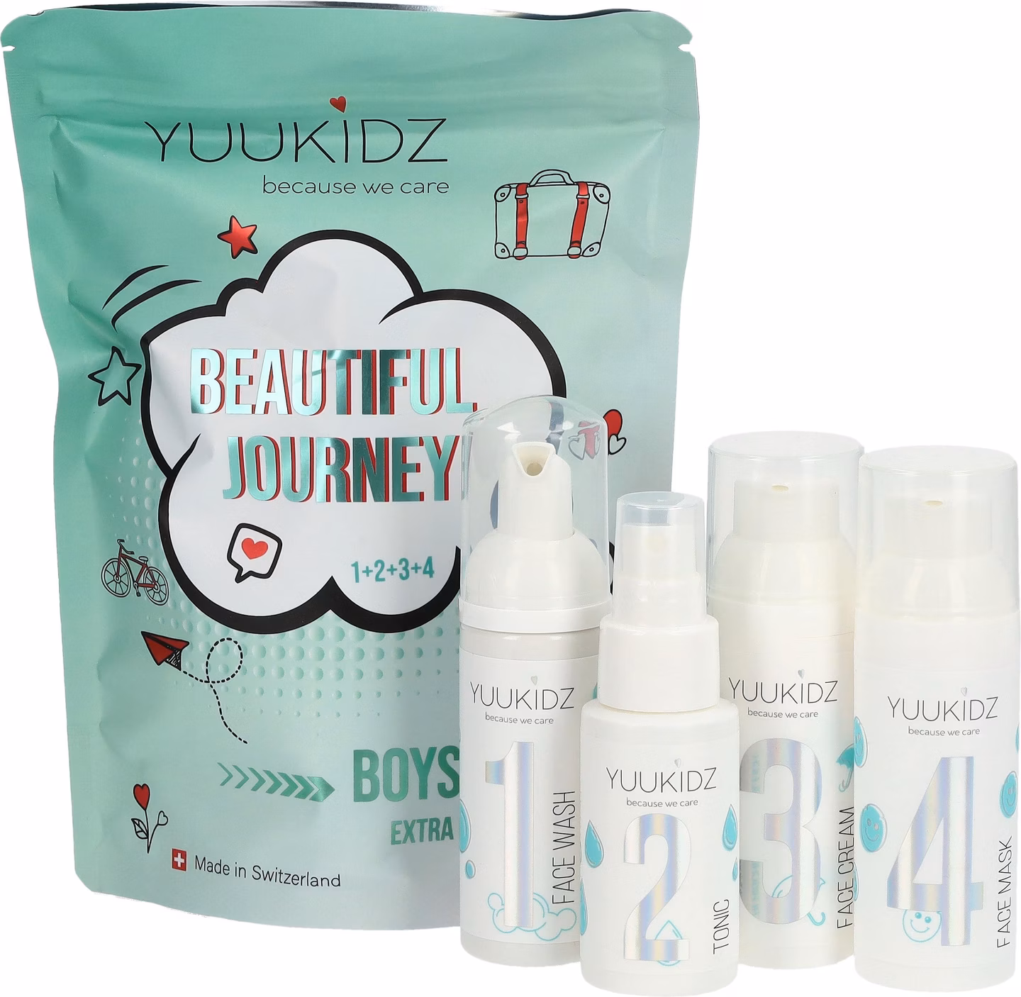 YUUKIDZ Set Beautiful Journey 4 pezzi