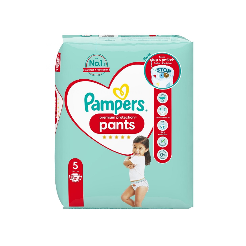 Pampers Premium Protection Pants Gr5 12-17kg Sparpack 29 Stück