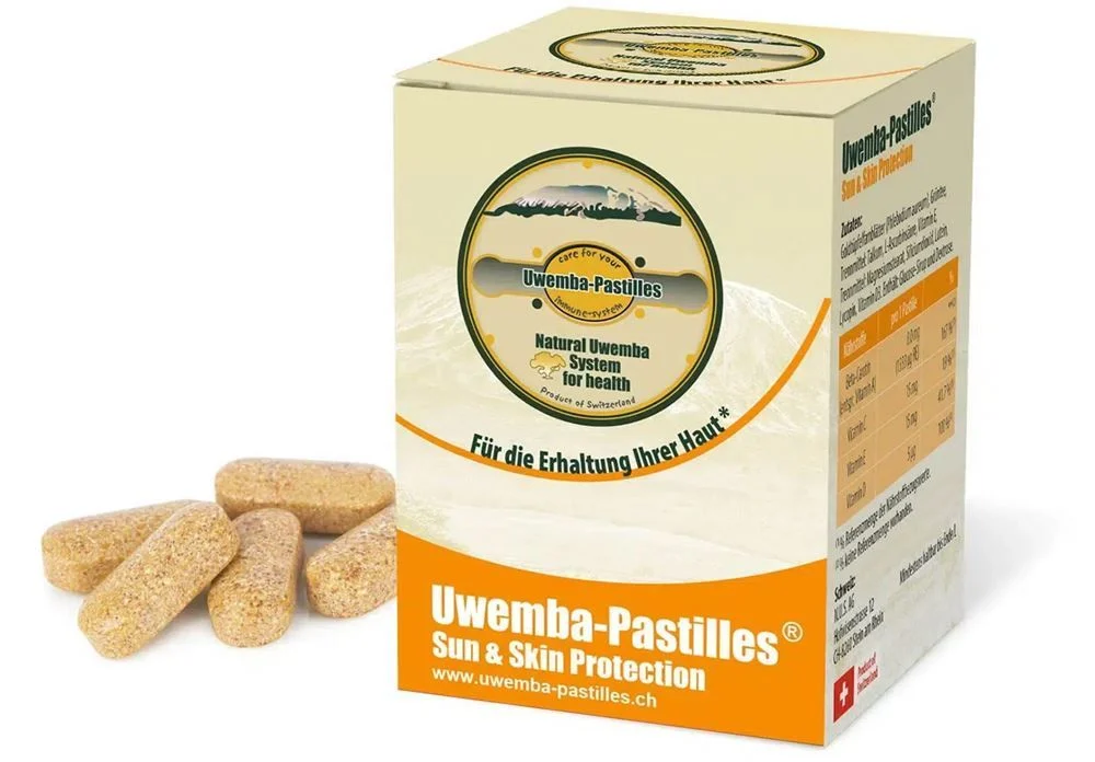 UWEMBA-PASTILLES Sole e protezione della pelle 900 mg 80 pezzi