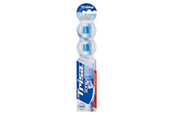 Set di ricambio Trisa Sonicpower spazzolino sonico medio