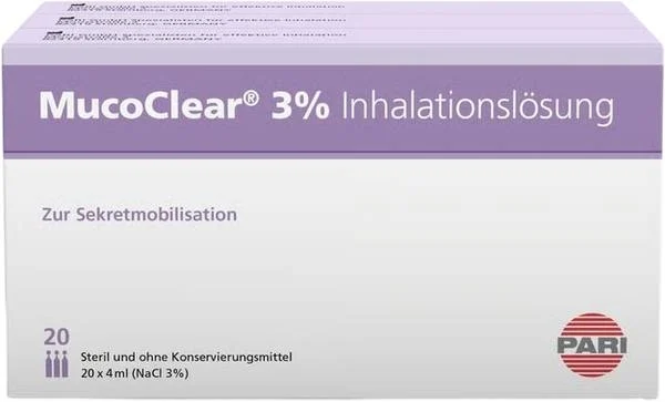 PARI MucoClear NaCl Soluzione inalatoria 3% ip 60 Amp 4ml