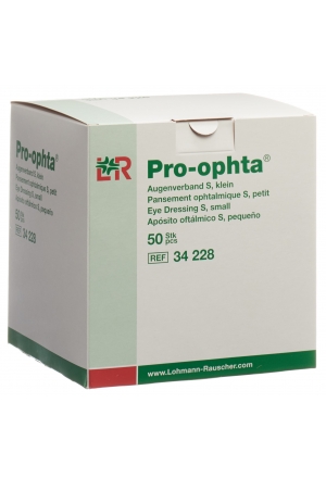Pro Ophta S benda per occhi S trasparente 50 pezzi