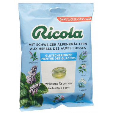 Ricola Glacemint caramelle alle erbe senza zucchero con stevia Btl 125g
