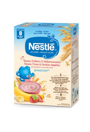 Nestlé Latte Porridge Banana Fragola e Cereali Integrali 8 mesi 450g
