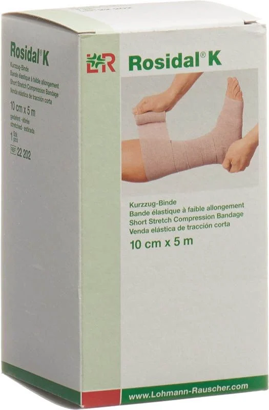 ROSIDAL K bendaggio corto 10cmx5m 10 pezzi