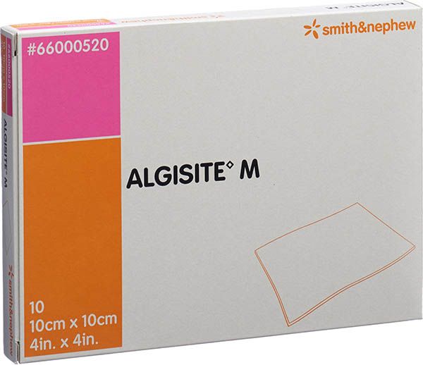 ALGISITE M compresse di alginato 10x10cm 10 pz.
