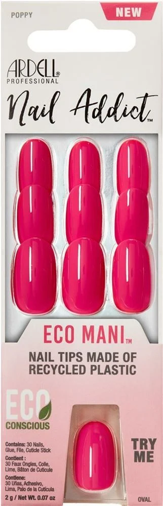 ARDELL Nail Addict Eco Mani Poppy 30 pezzi