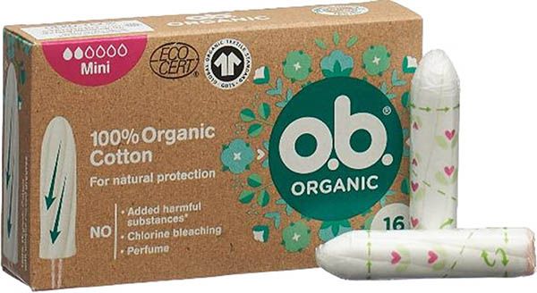 o.b.® Organic Mini Box 16 pezzi