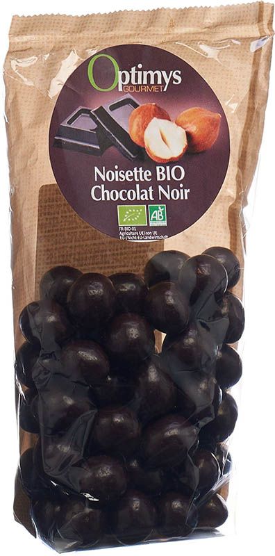 Optimy Genuss granella di nocciole cioccolato fondente bio 150g