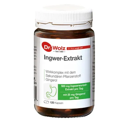 DR. WOLZ Ingwer Extrakt Kapseln 120 Stück