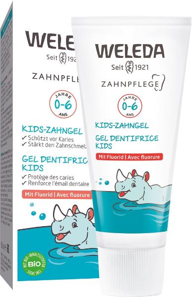 WELEDA Gel per denti per bambini con fluoro Tubo 50ml