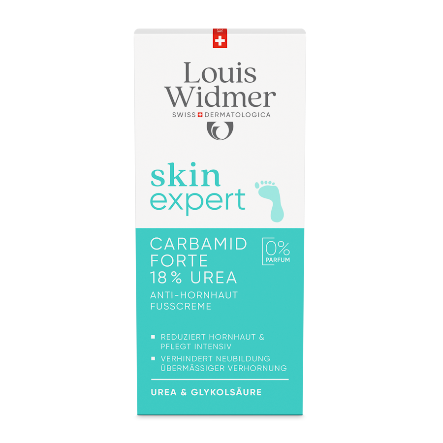 Louis Widmer skinexpert Carbamid Forte 18% Urea Crema Piedi Anti-Callus