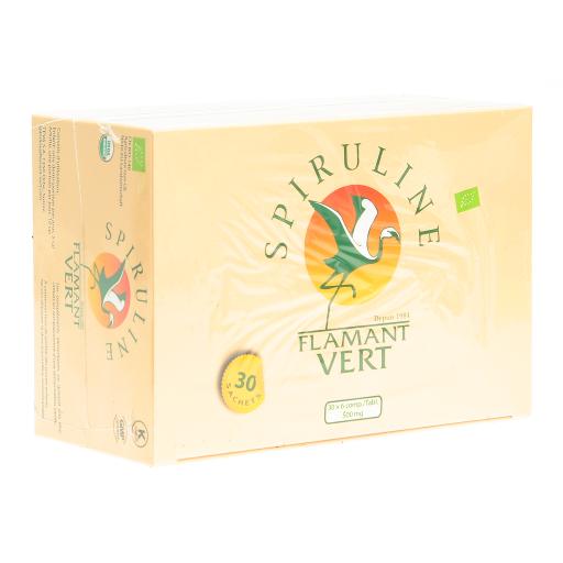 Spirulina Flamant Vert Compresse biologiche 500mg bustina 180 pezzi