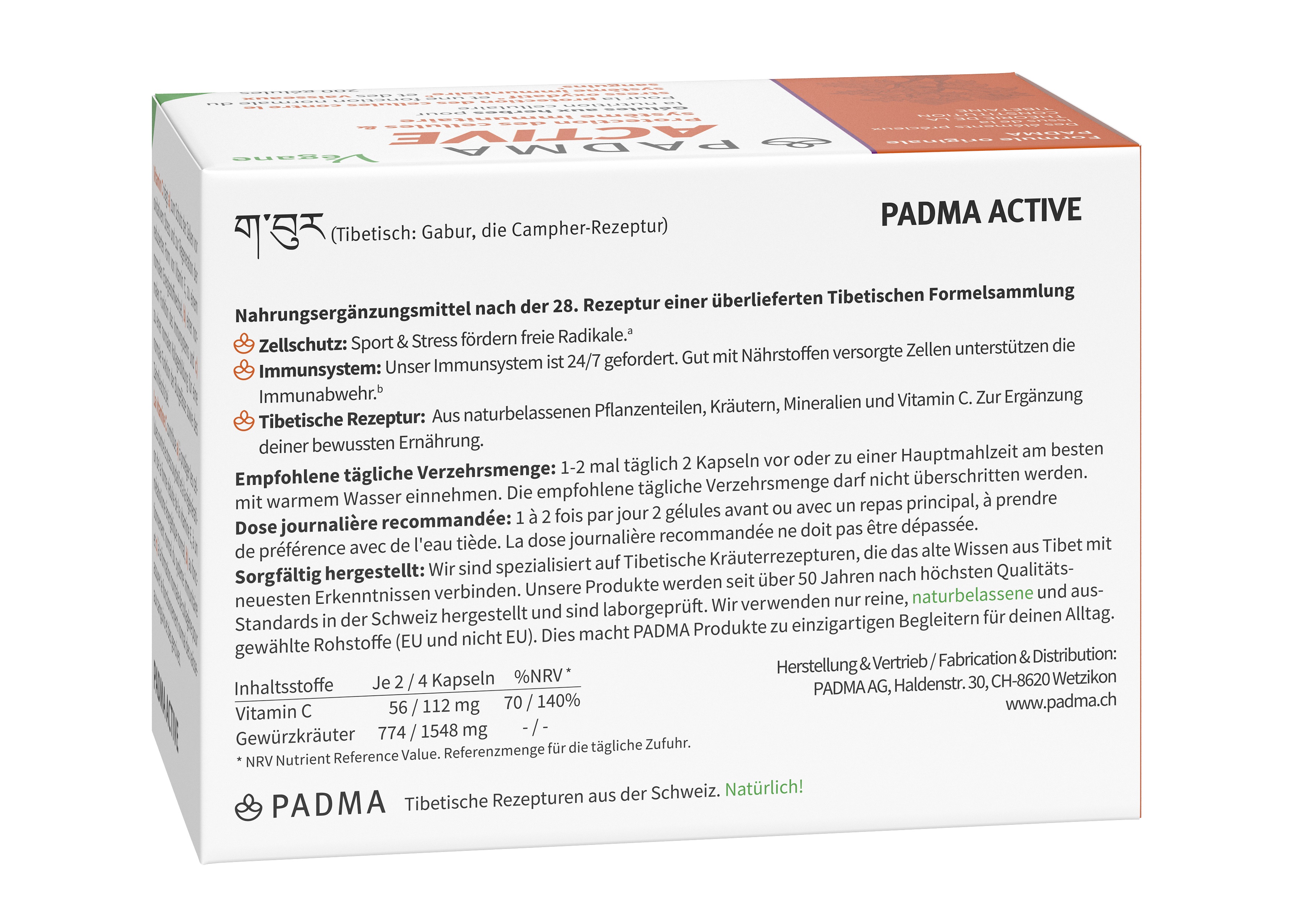 2 x PADMA Capsule Attive 200 Capsule