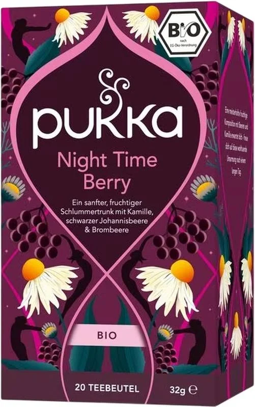 PUKKA Tè notturno ai frutti di bosco biologico DE (n) Btl 20 pezzi