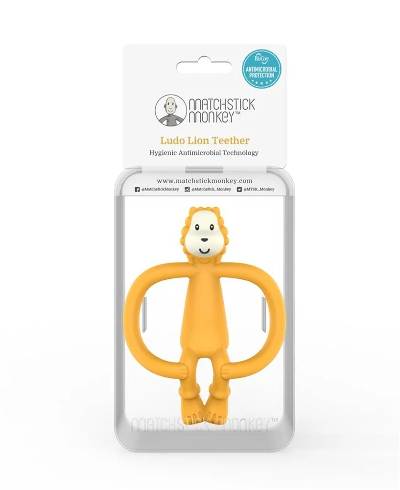 MatCHSTICK MONKEY Teether Ludo Lion