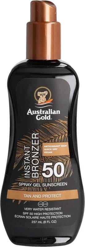AUSTRALIAN GOLD Gel Spray con Bronz SPF50 237ml