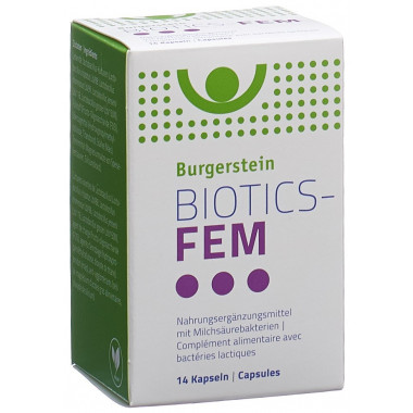 BURGERSTEIN Biotics-FEM Capsule 14 Capsule