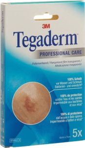 3M Tegaderm Film Transparentverband 6x7cm 5 Stück