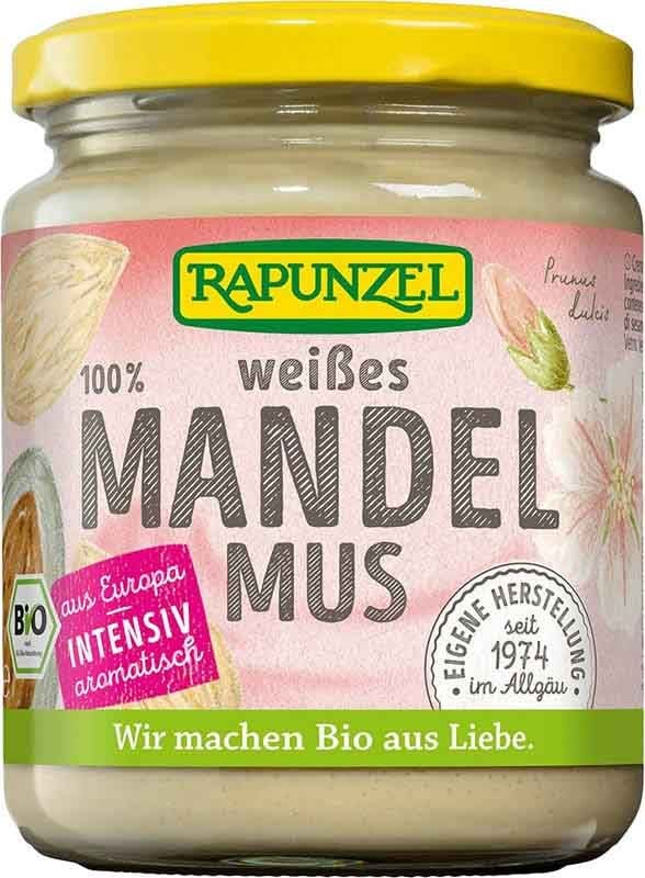 Burro di mandorle Rapunzel bianco Europa 250g