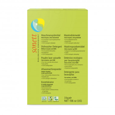 Detergente in polvere per lavastoviglie Sonett 3kg