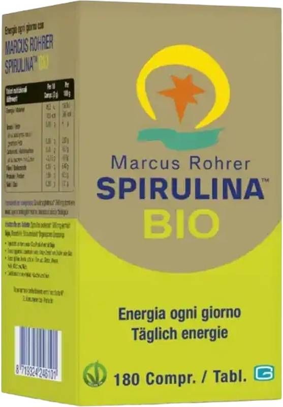 MARCUS ROHRER Spirulina Tabl Bio (nuovo) 180 pezzi
