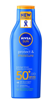 Nivea Sun Protect & Moisture latte solare nutriente SPF 50+ 200ml
